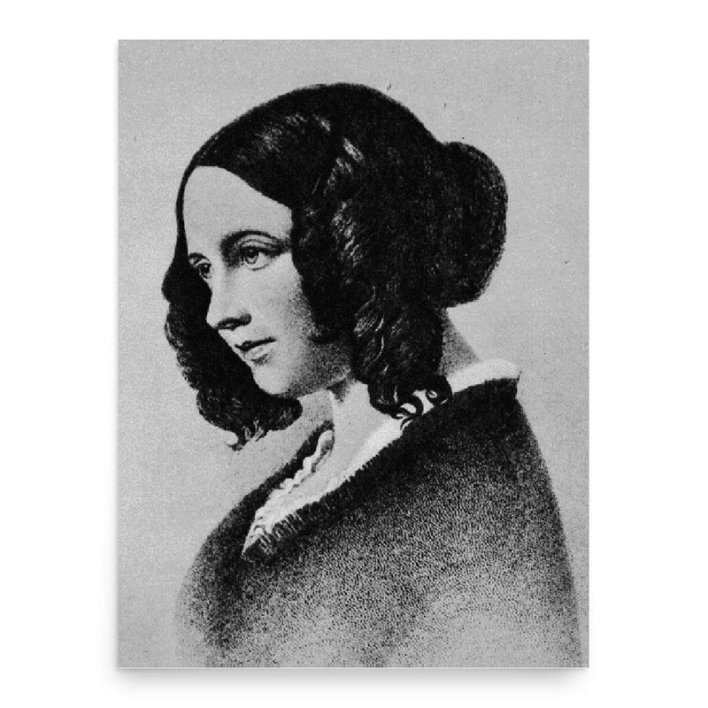 Catherine Dickens poster print, in size 18x24 inches.