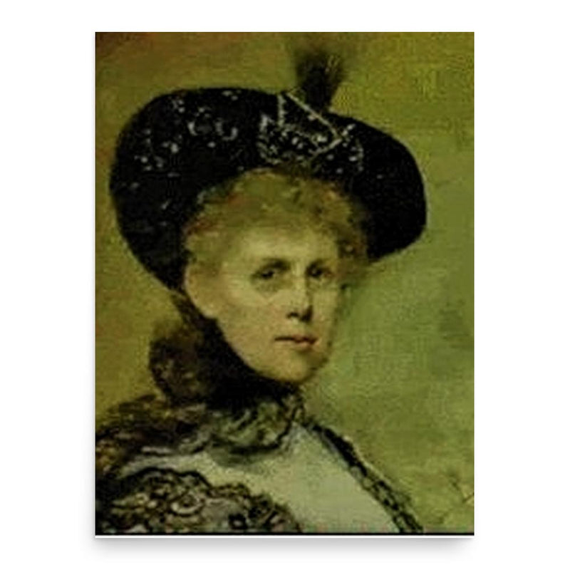 Catherine Engelhart Amyot poster print, in size 18x24 inches.