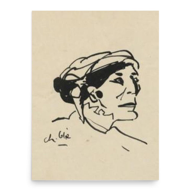 Catherine Fonteney poster print, in size 18x24 inches.