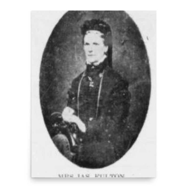 Catherine Fulton poster print, in size 18x24 inches.