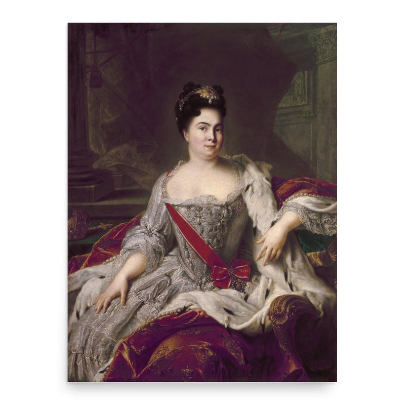 Catherine I of Russia poster print, in size 18x24 inches.