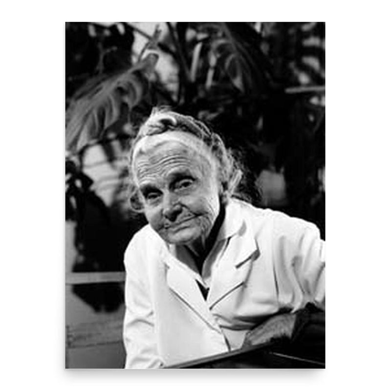 Catherine Kousmine poster print, in size 18x24 inches.