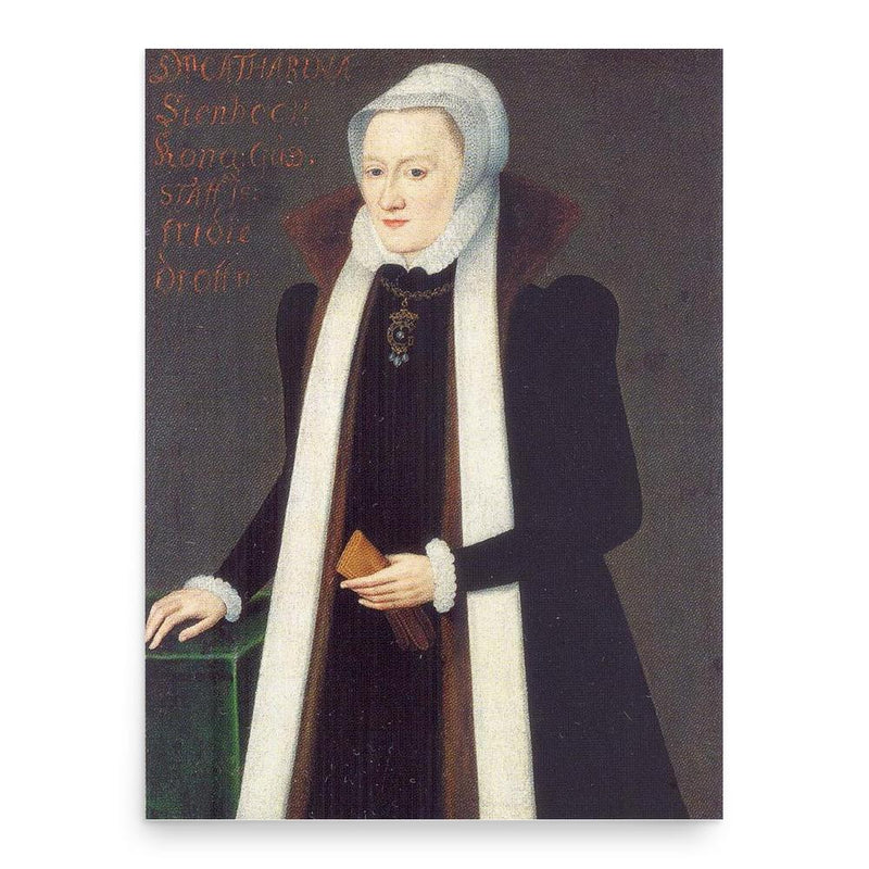 Catherine Stenbock poster print, in size 18x24 inches.