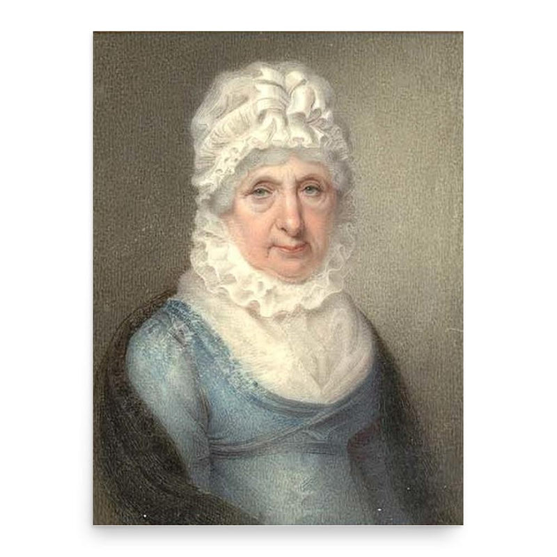 Catherine Van Rensselaer poster print, in size 18x24 inches.