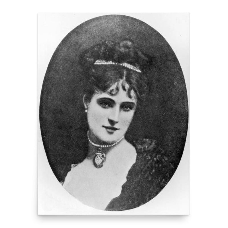 Catherine Walters poster print, in size 18x24 inches.