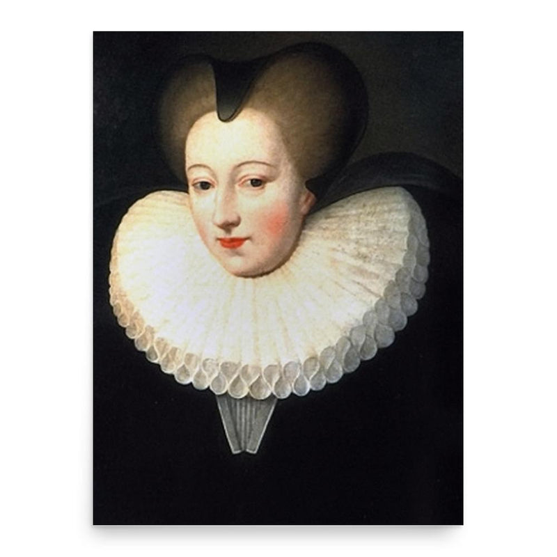 Catherine de Parthenay poster print, in size 18x24 inches.