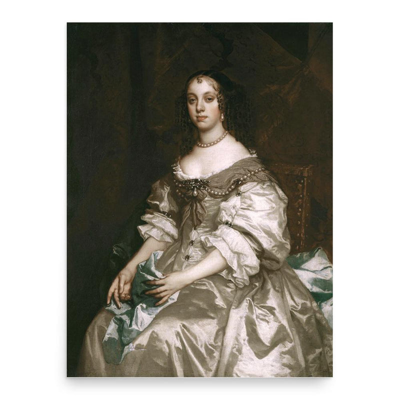 Catherine of Braganza poster print, in size 18x24 inches.