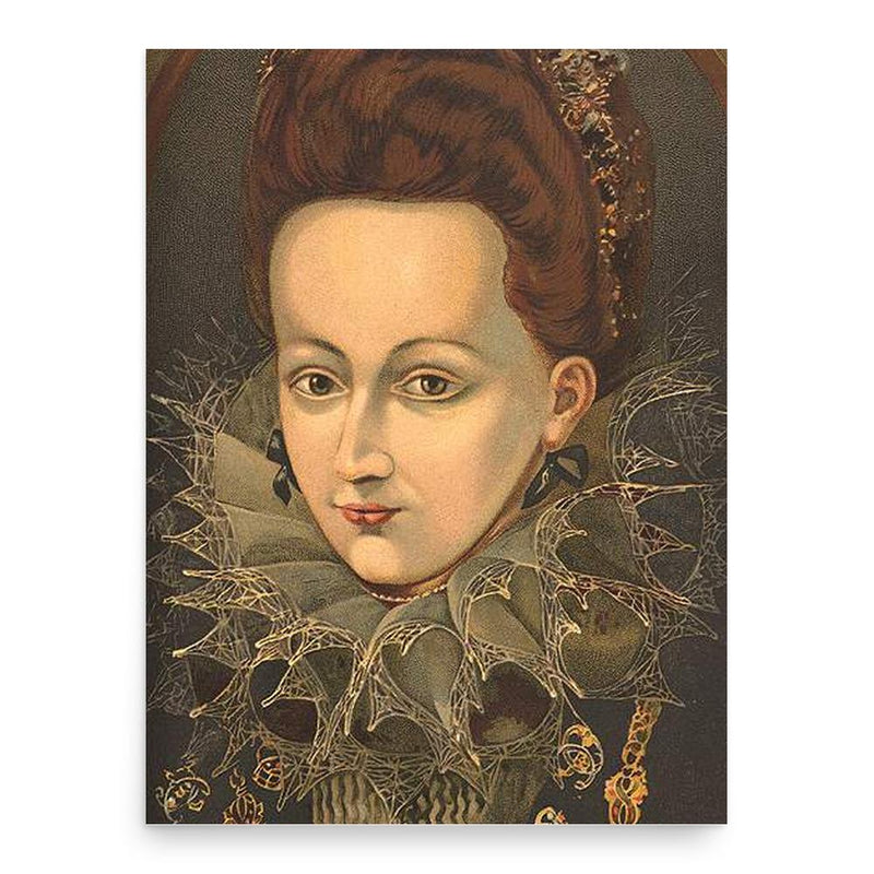 Catherine of Brandenburg poster print, in size 18x24 inches.