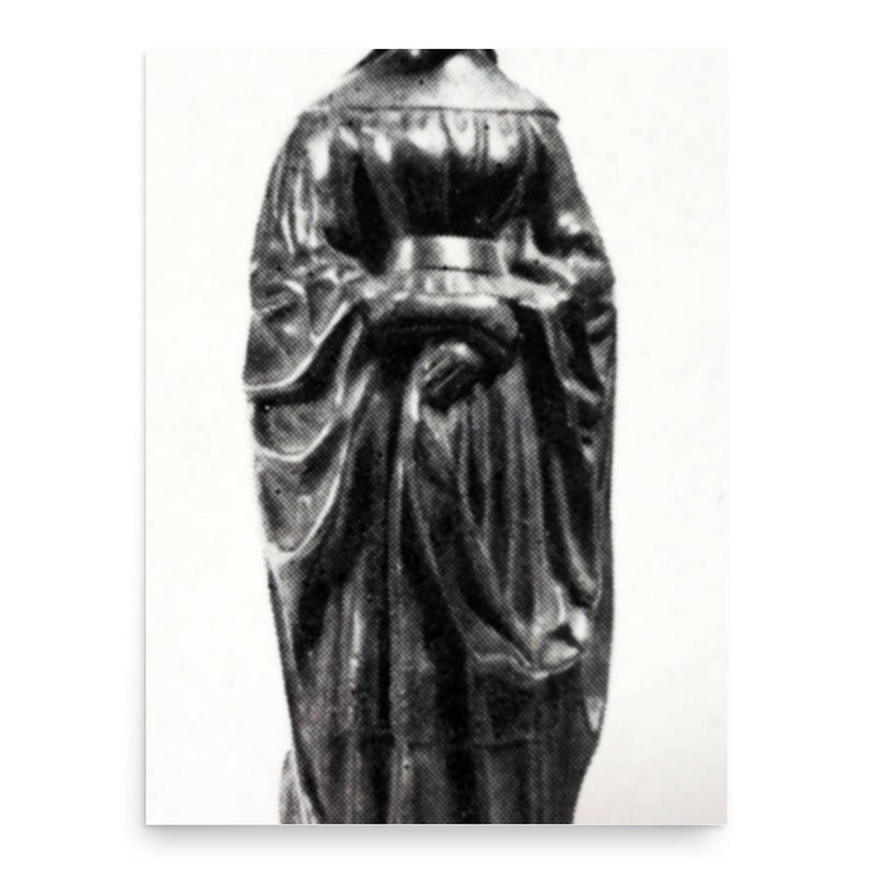 Catherine of Burgundy poster print, in size 18x24 inches.