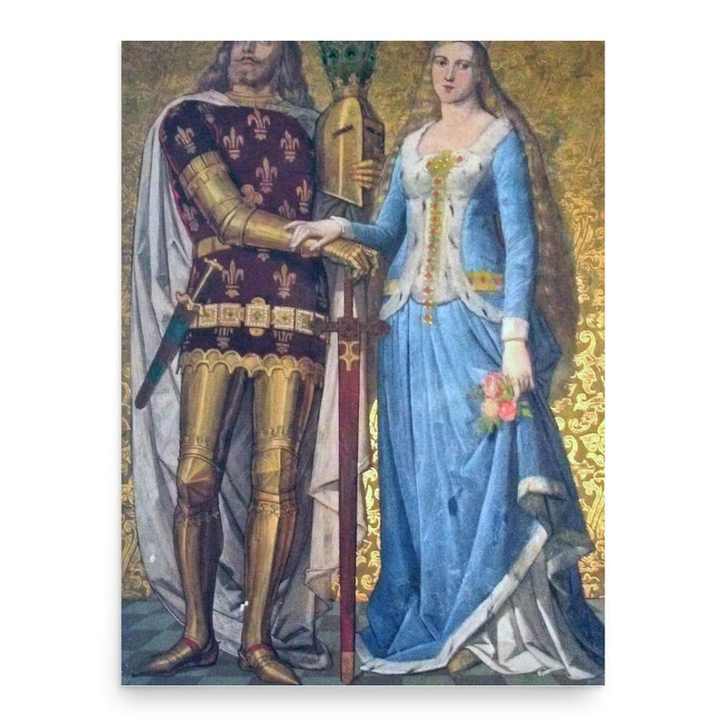 Catherine of Henneberg poster print, in size 18x24 inches.