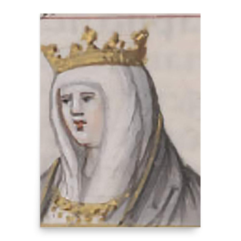 Catherine of Lancaster poster print, in size 18x24 inches.