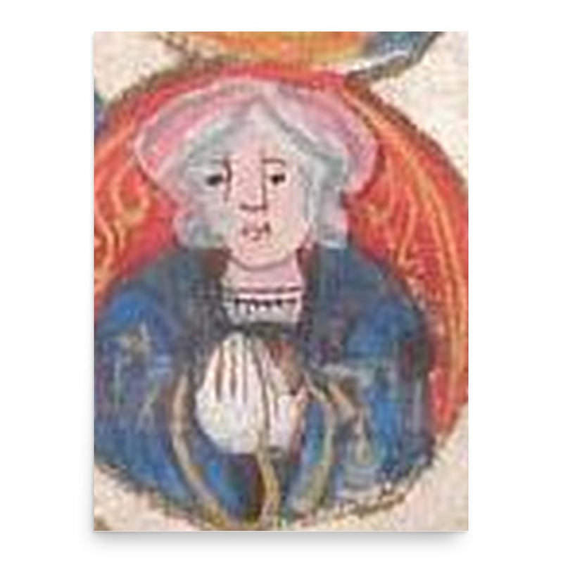Catherine of York poster print, in size 18x24 inches.
