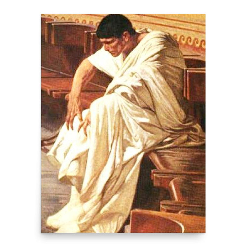 Catiline poster print, in size 18x24 inches.