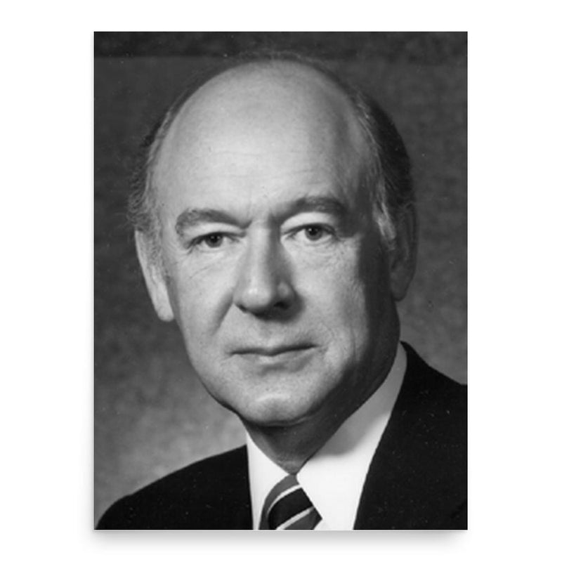 Cecil Andrus poster print, in size 18x24 inches.