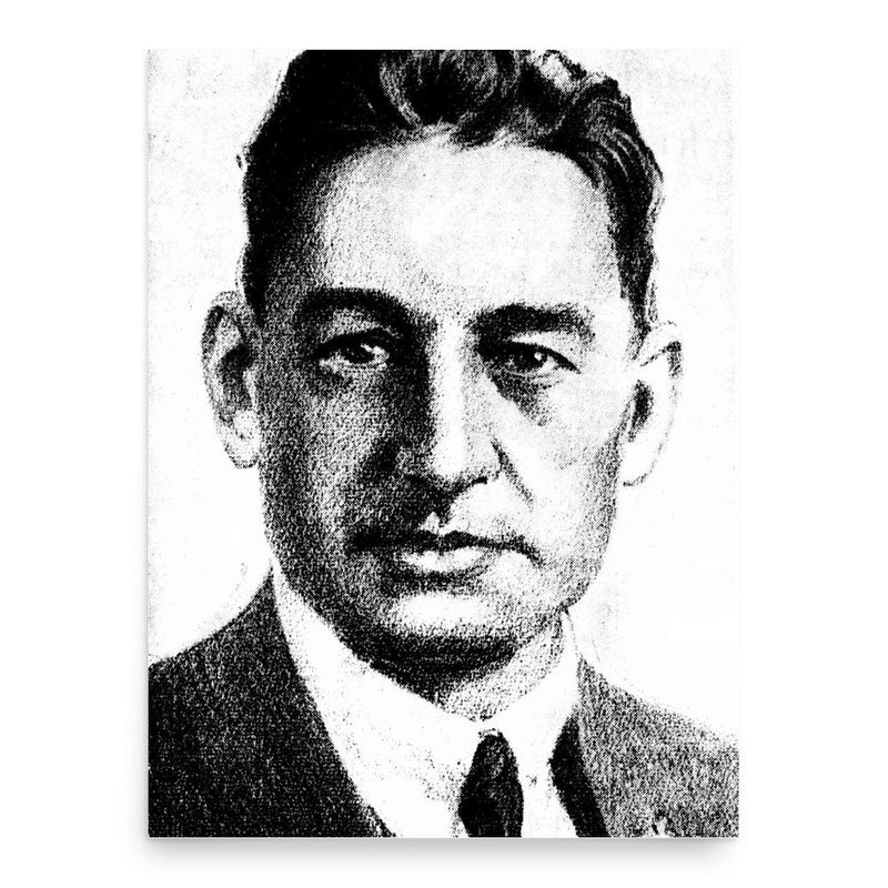 Cecil Hartt poster print, in size 18x24 inches.