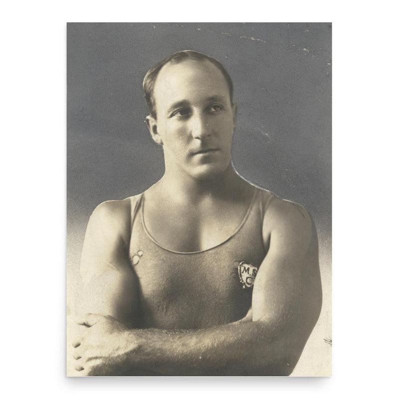 Cecil Healy poster print, in size 18x24 inches.