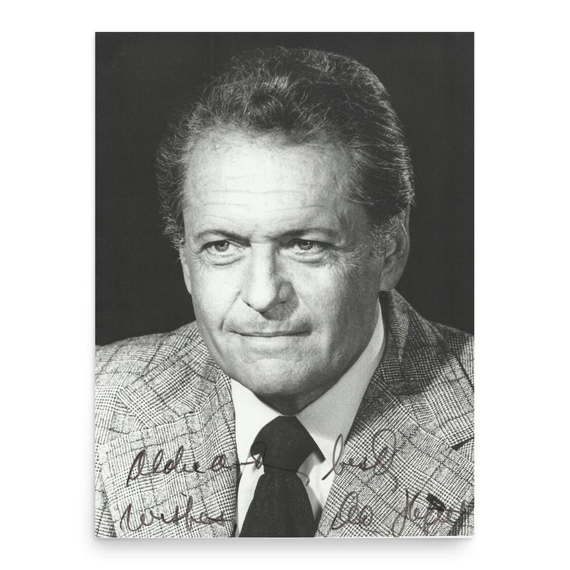 Cecil Heftel poster print, in size 18x24 inches.