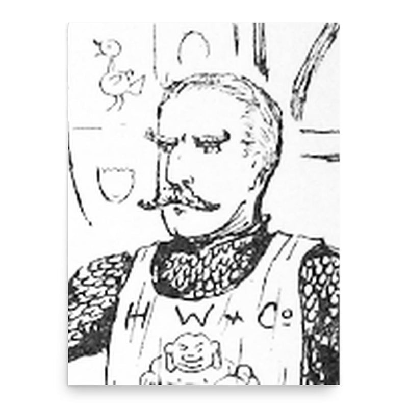 Cecil Holliday poster print, in size 18x24 inches.