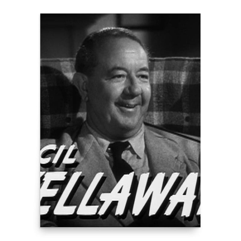 Cecil Kellaway poster print, in size 18x24 inches.