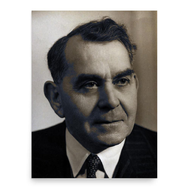 Cecil Manning poster print, in size 18x24 inches.