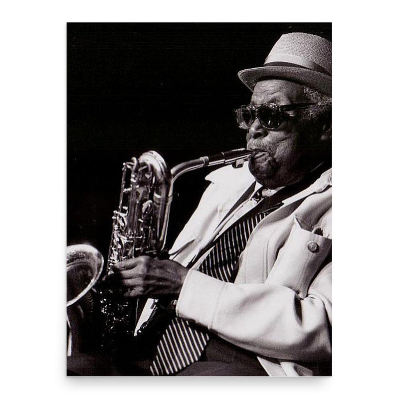 Cecil Payne poster print, in size 18x24 inches.