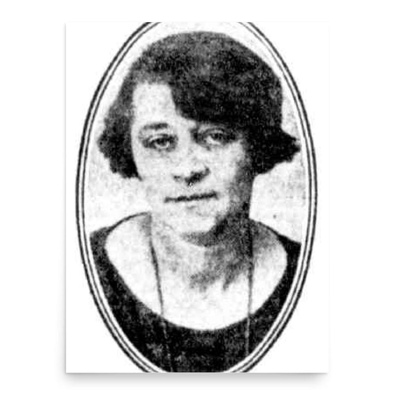 Cecilia John poster print, in size 18x24 inches.