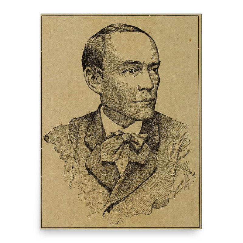 Cecilio Acosta poster print, in size 18x24 inches.