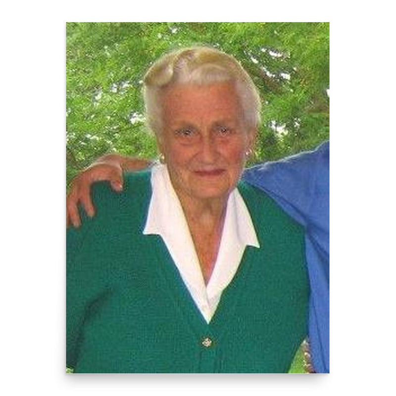 Cecily Norden poster print, in size 18x24 inches.