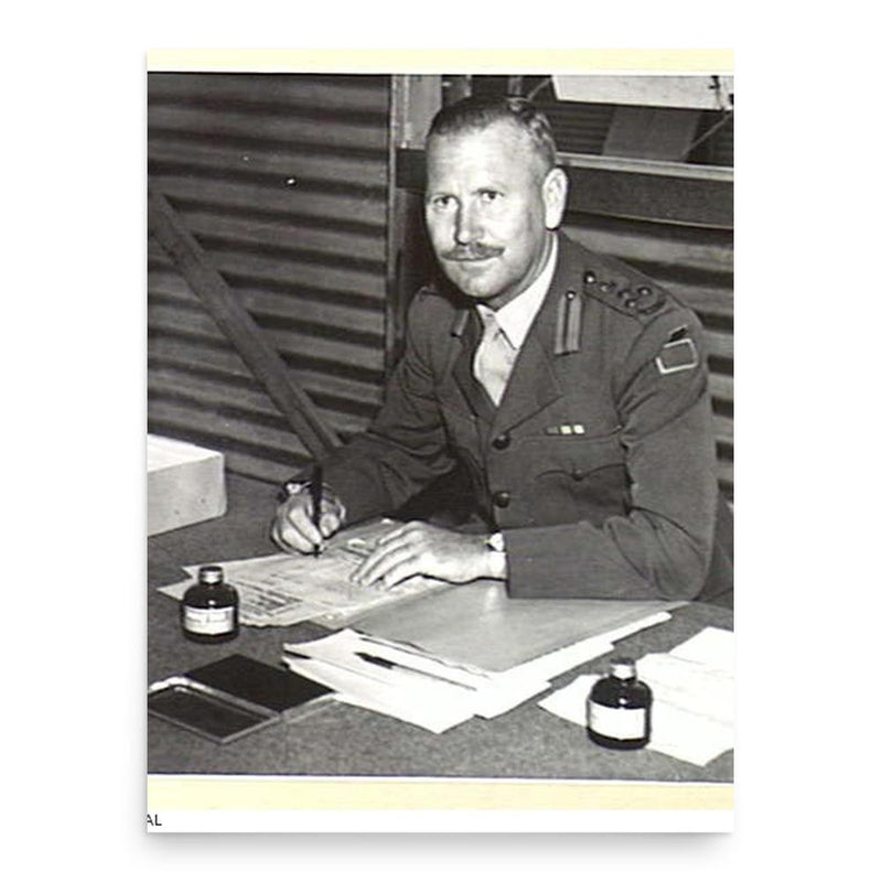 Cedric Edgar poster print, in size 18x24 inches.