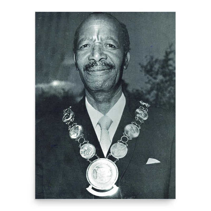 Cedric Phatudi poster print, in size 18x24 inches.