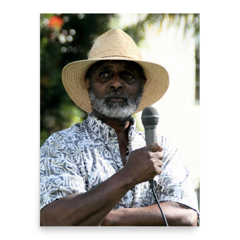 Cedric Robinson poster print, in size 18x24 inches.