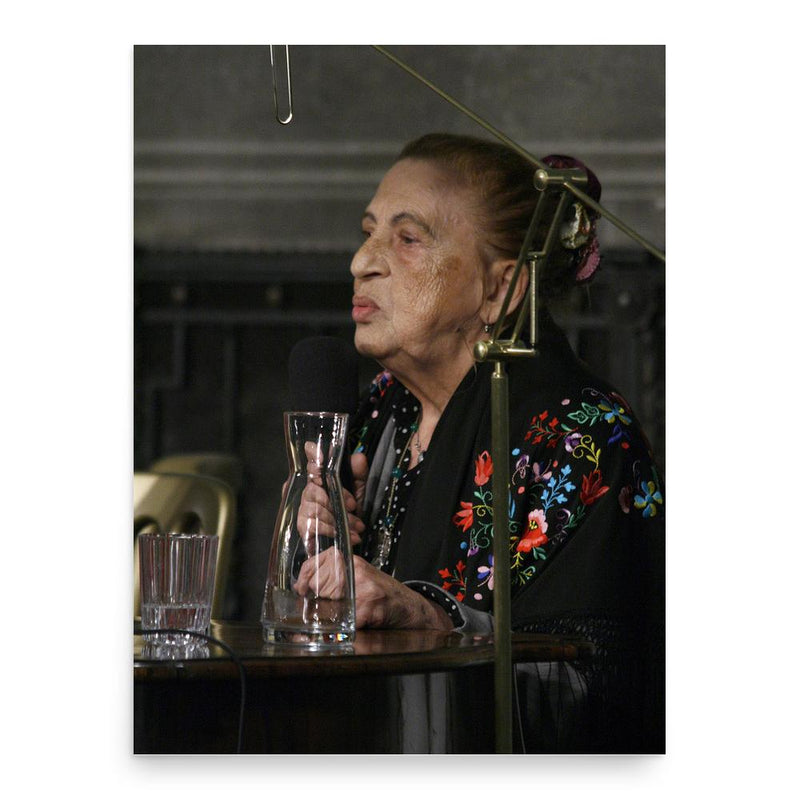 Ceija Stojka poster print, in size 18x24 inches.