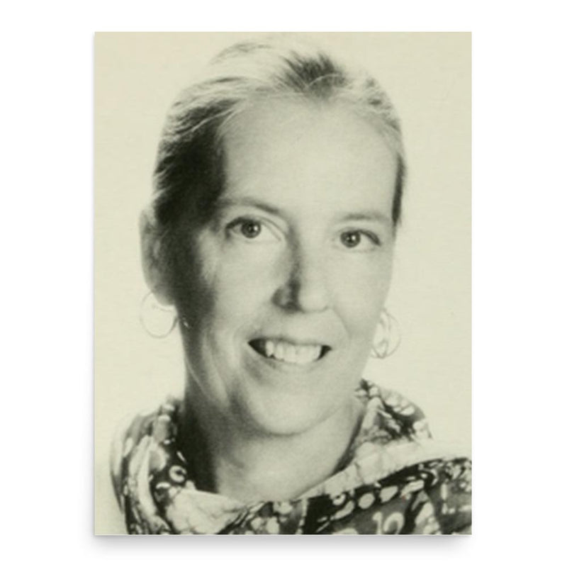 Cele Hahn poster print, in size 18x24 inches.