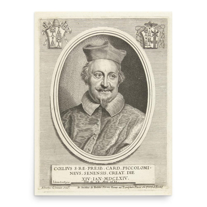 Celio Piccolomini poster print, in size 18x24 inches.