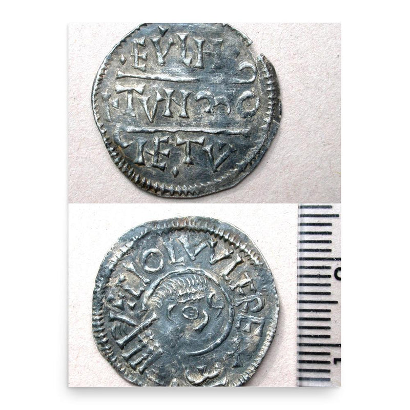 Ceolwulf I of Mercia poster print, in size 18x24 inches.