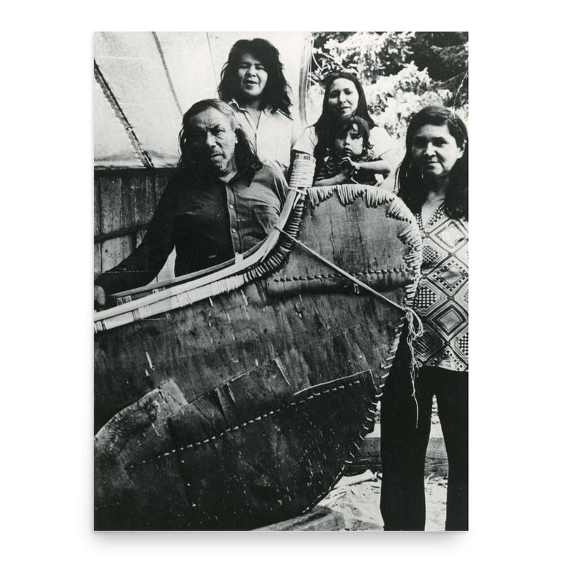 Cesar Newashish poster print, in size 18x24 inches.