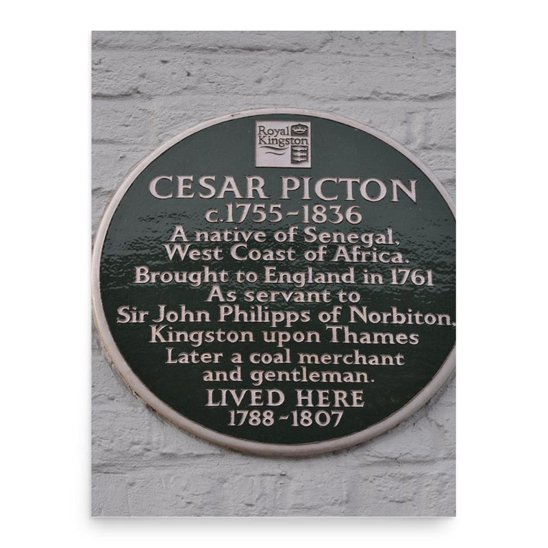 Cesar Picton poster print, in size 18x24 inches.