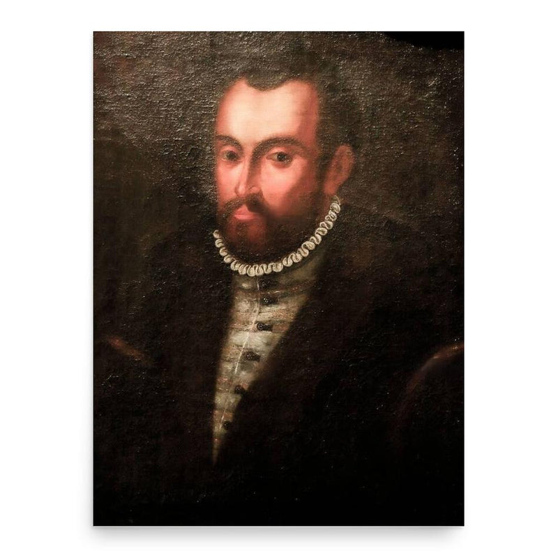 Cesare I Gonzaga poster print, in size 18x24 inches.