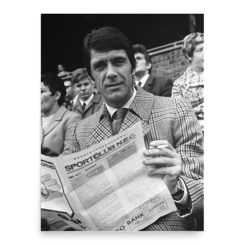 Cesare Maldini poster print, in size 18x24 inches.