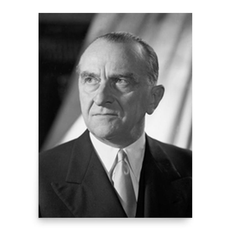 Cesare Merzagora poster print, in size 18x24 inches.