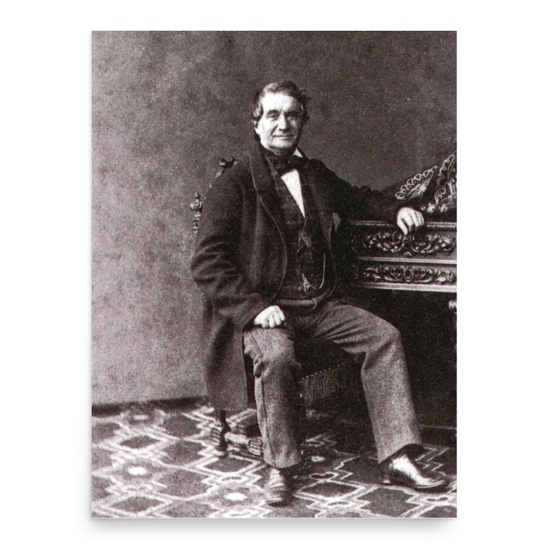 Cesare Pugni poster print, in size 18x24 inches.