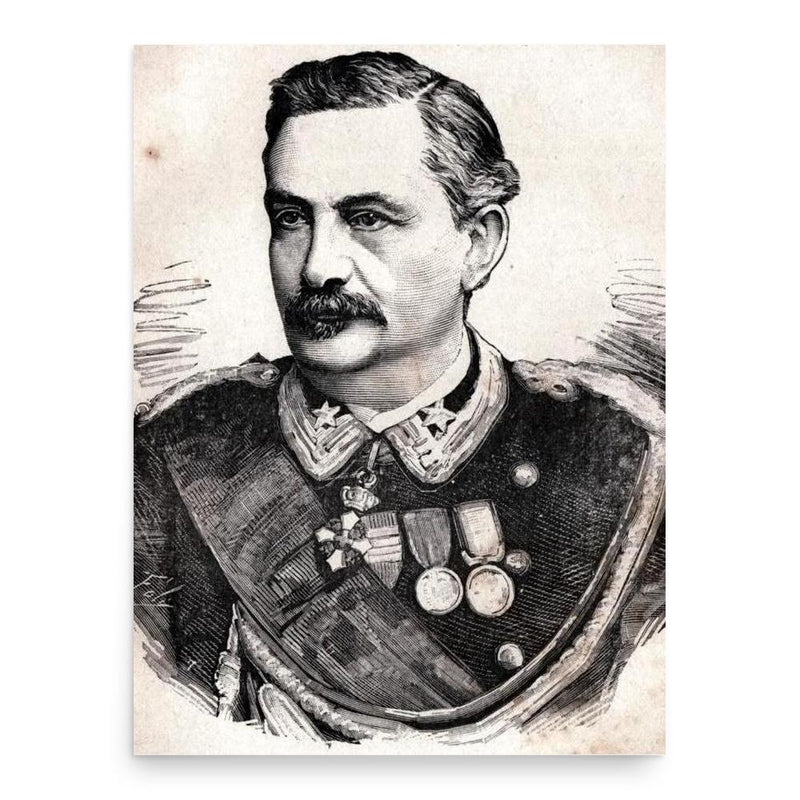 Cesare Ricotti-Magnani poster print, in size 18x24 inches.