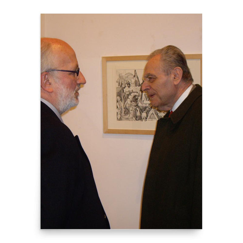 Cesare Segre poster print, in size 18x24 inches.