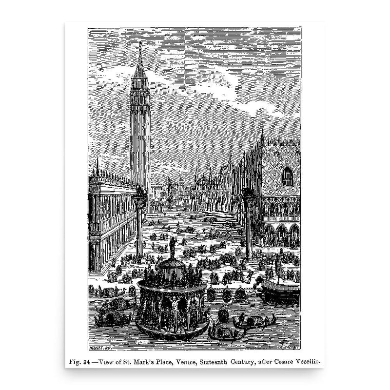 Cesare Vecellio poster print, in size 18x24 inches.