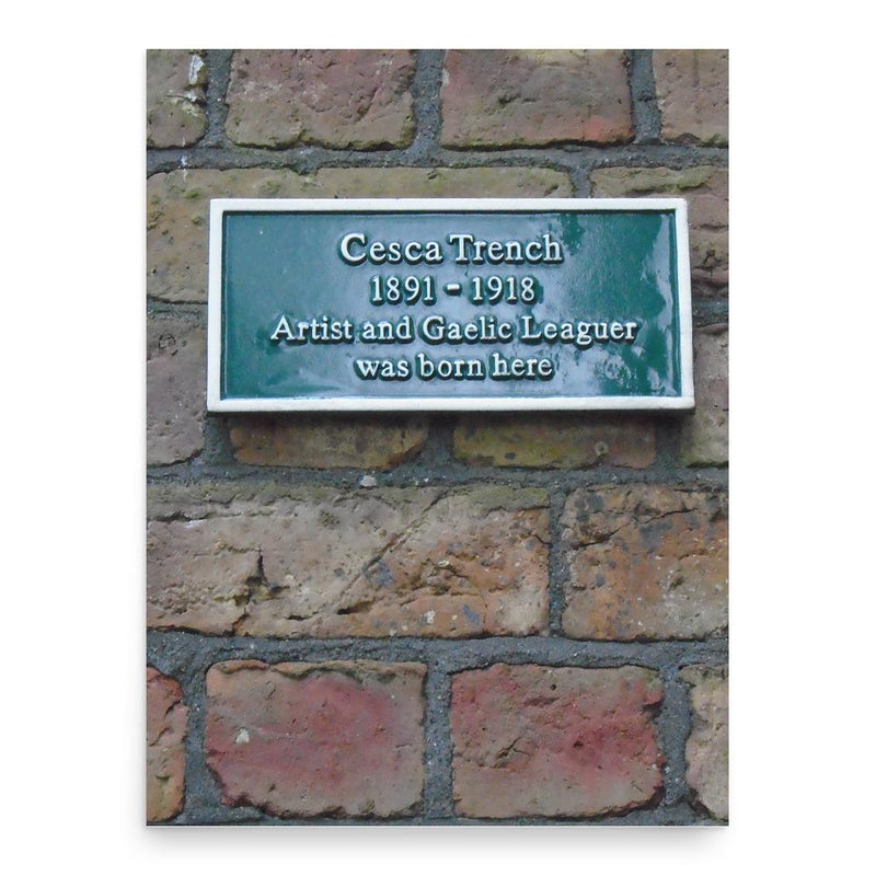 Cesca Chenevix Trench poster print, in size 18x24 inches.