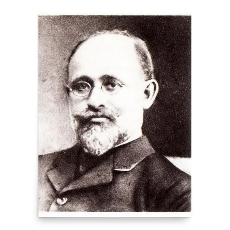 Chaim Janowski poster print, in size 18x24 inches.