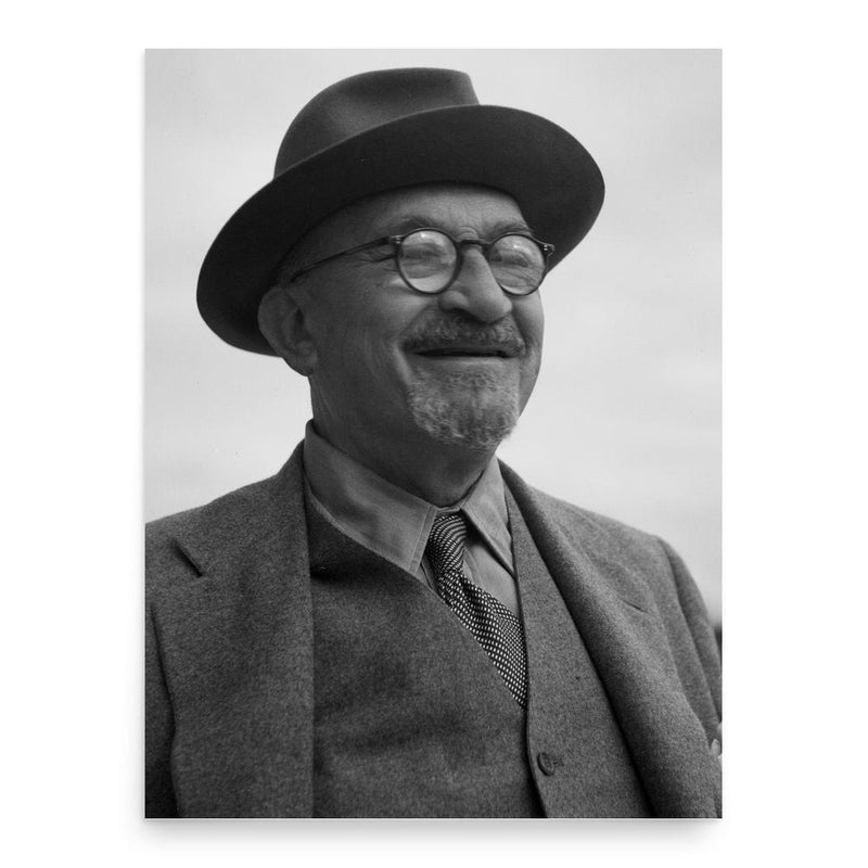 Chaim Weizmann poster print, in size 18x24 inches.