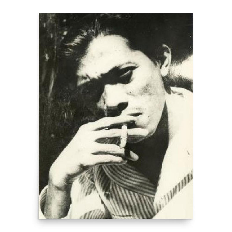 Chairil Anwar poster print, in size 18x24 inches.