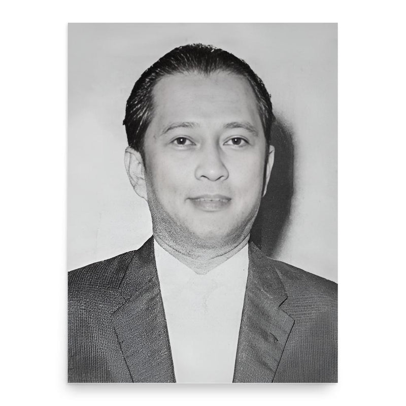 Chairul Saleh poster print, in size 18x24 inches.