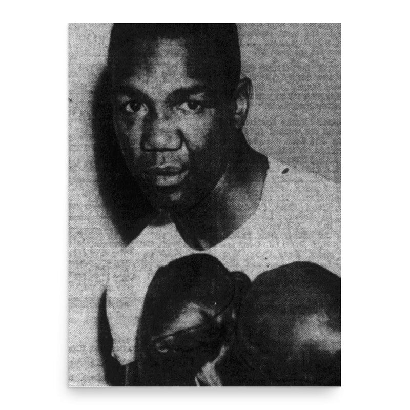 Chalky Wright poster print, in size 18x24 inches.